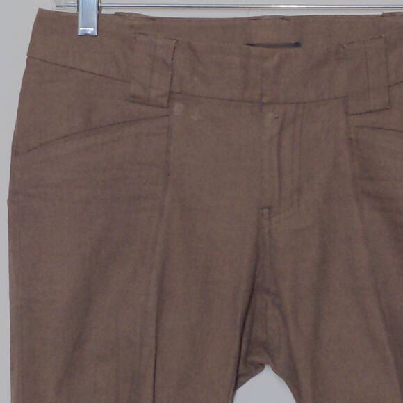 Arcteryx Womens Reia Chino Pants Brown Mid Rise Lined Trim Fit Hiking Camping 4 - Picture 4 of 16